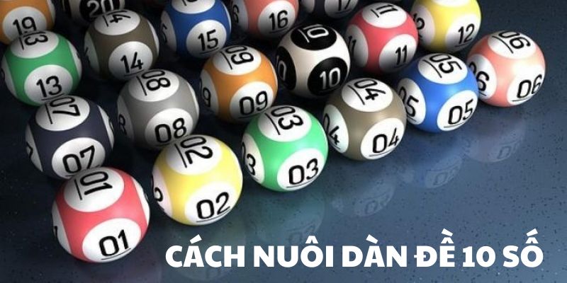 Cách nuôi dàn đề 10 số khung 5 ngày theo hiệu số 5